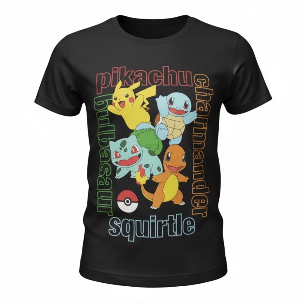 Pokémon Graphic T-Shirt Boys’ Medium Black
NWT